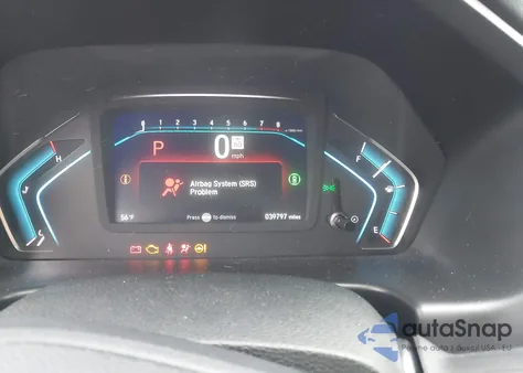 2022 Honda Odyssey Ex-L z USA, uszkodzony, nr VIN 5FNRL6H72NB052760